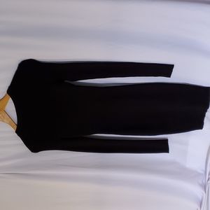 Black Body Con Sweater Dress